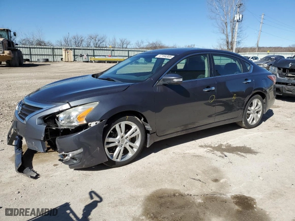 2013 Nissan Altima 3.5 SL with VIN 1N4BL3AP6DC138407, listed as a Copart auction lot 47184305 with 185,223 mi miles and Salvage Title. Bid and sale history available at carsss.com. Image 1.