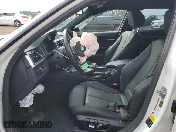 2018 BMW 3 Series 330i xDrive with VIN WBA8D9G58JNU66872, listed as a Copart auction lot 49482245 with 58,467 mi miles and Salvage title. Bid and sale history available at DreamBid. Image 7.