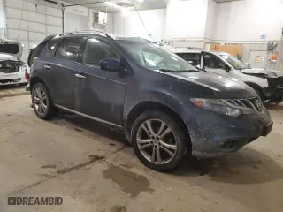 2012 Nissan Murano LE with VIN JN8AZ1MWXCW207709, listed as a Copart auction lot 46333105 with 160,294 mi miles and Salvage Title. Bid and sale history available at carsss.com. Image 4.