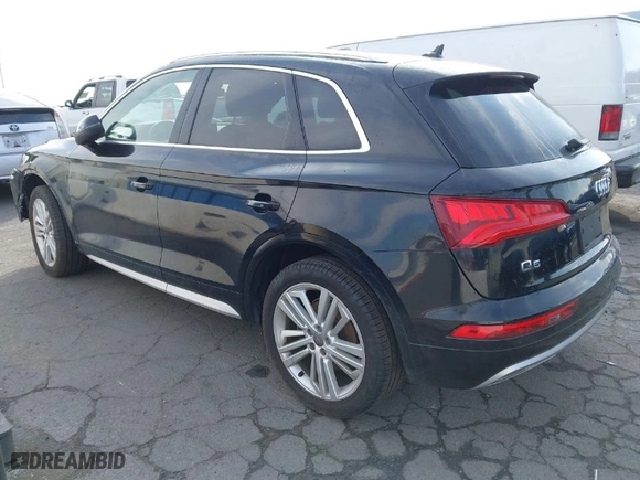 2019 Audi Q5 Premium Plus with VIN WA1BNAFY7K2044429, listed as a IAAI auction lot 41425479 with 38,105 mi miles. Bid and sale history available at carsss.com. Image 3.