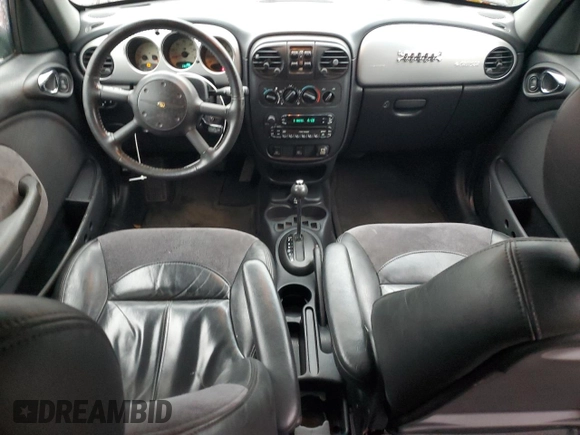 2005 Chrysler PT Cruiser Limited with VIN 3C8FY68855T533079, listed as a Copart auction lot 83858344 with 145,734 mi miles and Salvage title. Bid and sale history available at DreamBid. Image 8.