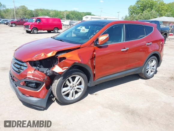 2013 Hyundai Santa Fe Sport z VIN 5XYZWDLA9DG094235, wystawiony jako IAAI lot #42264045 z przebiegiem 103 742 mil mil oraz . Historia ofert i sprzedaży dostępna na DreamBid. Obrazek 2.