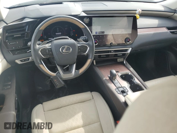 2024 Lexus RX with VIN 2T2BAMCA8RC039791, listed as a Copart auction lot 77801934 with 26,377 mi miles and Salvage Title. Bid and sale history available at carsss.com. Image 8.