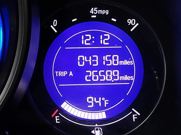 2016 Honda Fit LX with VIN JHMGK5H57GX008358, listed as a IAAI auction lot 42473358 with 43,158 mi miles and . Bid and sale history available at DreamBid. Image 15.