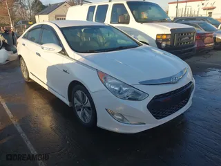 2013 Hyundai Sonata Hybrid Limited with VIN KMHEC4A4XDA080666, listed as a IAAI auction lot 41771785 with 170,714 mi miles. Bid and sale history available at carsss.com. Image 1.