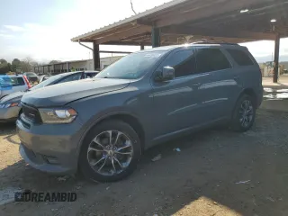 2019 Dodge Durango GT Plus with VIN 1C4RDJDG1KC777409, listed as a Copart auction lot 44498425 with 106,628 mi miles and Salvage Title. Bid and sale history available at carsss.com. Image 1.