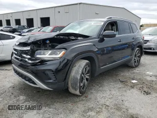 2021 Volkswagen Atlas SEL Premium z VIN 1V2TR2CA5MC544242, wystawiony jako Copart lot #46599405 z przebiegiem 79 135 mil mil oraz Szkoda całkowita • Salvage title. Historia ofert i sprzedaży dostępna na DreamBid. Obrazek 1.