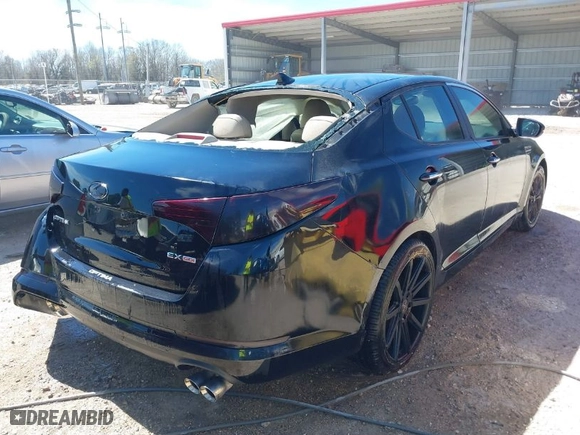 2012 Kia Optima EX with VIN 5XXGN4A75CG038815, listed as a IAAI auction lot 41735963 with 174,558 mi miles. Bid and sale history available at carsss.com. Image 4.