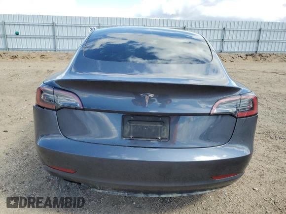 2023 Tesla Model 3 with VIN 5YJ3E1EA3PF707076, listed as a Copart auction lot 48993105 with 30,525 mi miles and Salvage Title. Bid and sale history available at DreamBid. Image 6.