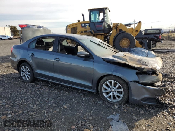 2012 Volkswagen Jetta Sedan SE w/Convenience & Sunroof PZEV with VIN 3VWBP7AJ4CM362822, listed as a Copart auction lot 77220104 with 0 mi miles and Salvage Title. Bid and sale history available at carsss.com. Image 4.