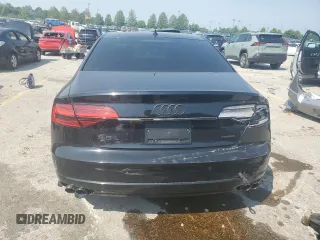 2017 Audi A8 with VIN WAU44AFD3HN015464, listed as a Copart auction lot 60557455 with 125,067 mi miles and Clean title. Bid and sale history available at DreamBid. Image 6.