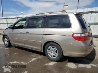 2005 Honda Odyssey EX-L with VIN 5FNRL38785B093344, listed as a Copart auction lot 53192505 with Not provided miles and Salvage title. Bid and sale history available at DreamBid. Image 2.