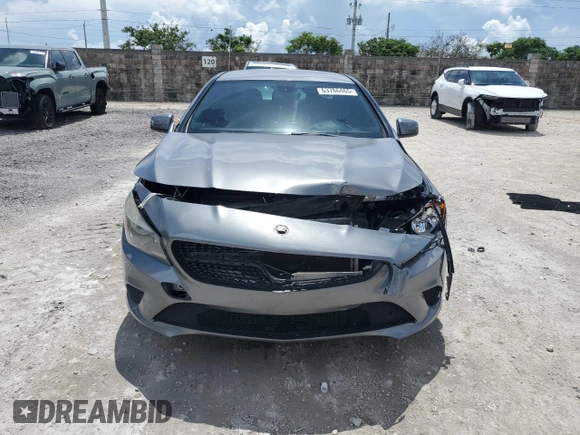 2014 Mercedes-Benz CLA 250 with VIN WDDSJ4EB2EN043469, listed as a Copart auction lot 63766465 with Not provided miles and Salvage title. Bid and sale history available at DreamBid. Image 5.