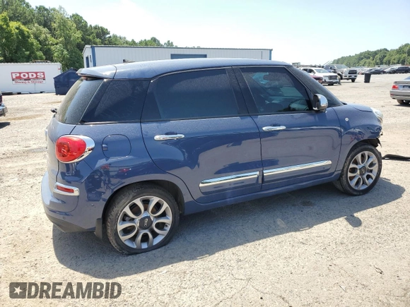 2018 FIAT 500L Lounge with VIN ZFBCFACH5JZ041498, listed as a Copart auction lot 65584135 with 114,632 mi miles and Salvage title. Bid and sale history available at DreamBid. Image 3.