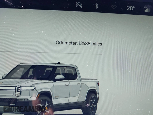 2022 Rivian R1T Adventure Package with VIN 7FCTGAAA1NN012328, listed as a IAAI auction lot 41307929 with 13,588 mi miles. Bid and sale history available at carsss.com. Image 15.