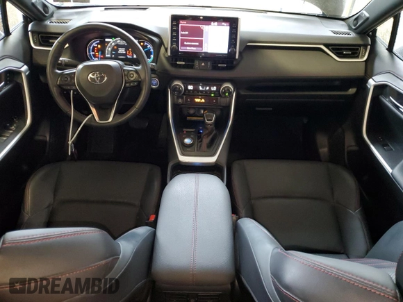 2021 Toyota RAV4 XSE with VIN JTMFB3FV5MD035494, listed as a Copart auction lot 61256085 with 54,940 mi miles and Salvage title. Bid and sale history available at DreamBid. Image 8.