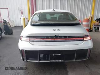 2023 Hyundai IONIQ 6 SEL with VIN KMHM34AA9PA034042, listed as a IAAI auction lot 41194785 with 13,168 mi miles. Bid and sale history available at carsss.com. Image 16.