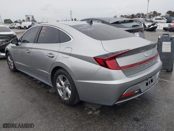 2020 Hyundai Sonata SE with VIN 5NPEG4JA7LH012153, listed as a IAAI auction lot 41748512 with 59,206 mi miles. Bid and sale history available at carsss.com. Image 3.