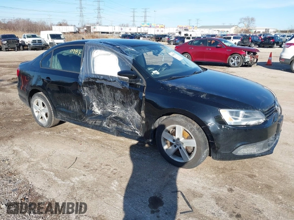 2012 Volkswagen Jetta TDI w/Premium with VIN 3VWLL7AJXCM320123, listed as a IAAI auction lot 41490787 with Not provided miles and . Bid and sale history available at DreamBid. Image 1.