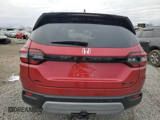 2025 Honda Pilot TrailSport with VIN 5FNYG1H63SB094649, listed as a Copart auction lot 43418145 with 554 mi miles and Salvage Title. Bid and sale history available at carsss.com. Image 6.