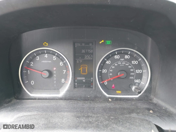 2008 Honda CR-V EX-L with VIN JHLRE38768C011139, listed as a IAAI auction lot 42091939 with 367,758 mi miles. Bid and sale history available at carsss.com. Image 7.
