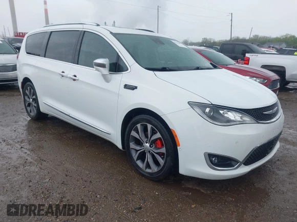 2018 Chrysler Pacifica Limited z VIN 2C4RC1GG8JR107182, wystawiony jako IAAI lot #42113415 z przebiegiem 154 982 mil mil oraz . Historia ofert i sprzedaży dostępna na DreamBid. Obrazek 1.