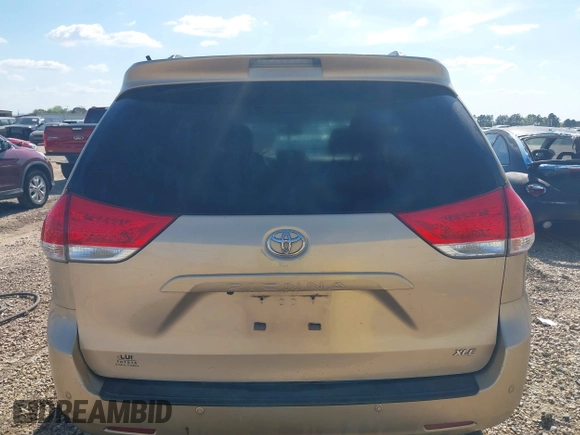 2011 Toyota Sienna XLE AAS with VIN 5TDYK3DC4BS013644, listed as a IAAI auction lot 41905759 with 208,800 mi miles and . Bid and sale history available at DreamBid. Image 16.