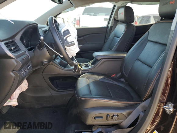 2021 GMC Acadia AT4 with VIN 1GKKNLLS2MZ168768, listed as a Copart auction lot 43810845 with 49,096 mi miles and Salvage Title. Bid and sale history available at DreamBid. Image 7.