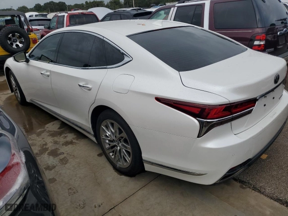 2019 Lexus LS with VIN JTHB51FFXK5009417, listed as a Copart auction lot 74072624 with 0 mi miles and Salvage Title. Bid and sale history available at carsss.com. Image 2.