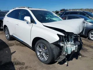 2015 Lexus RX 350 with VIN 2T2ZK1BA8FC199757, listed as a IAAI auction lot 41692354 with 98,853 mi miles. Bid and sale history available at carsss.com. Image 1.