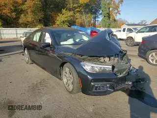 2018 BMW 7 Series 740i xDrive with VIN WBA7E4C53JGV23968, listed as a Copart auction lot 77244814 with 0 mi miles and Salvage Title. Bid and sale history available at carsss.com. Image 11.