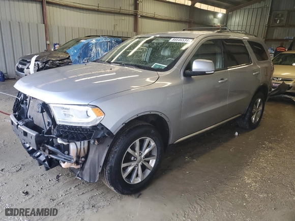 2014 Dodge Durango Limited with VIN 1C4RDJDG6EC452825, listed as a Copart auction lot 86646534 with 125,763 mi miles and Salvage Title. Bid and sale history available at carsss.com. Image 1.