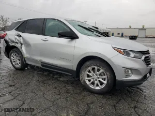 2021 Chevrolet Equinox LS with VIN 3GNAXHEV9MS121411, listed as a Copart auction lot 47842115 with 75,593 mi miles and Salvage Title. Bid and sale history available at carsss.com. Image 4.