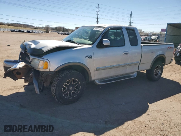 2003 Ford F-150 XL with VIN 2FTRX18L43CA34088, listed as a Copart auction lot 50604455 with 113,761 mi miles and Salvage Title. Bid and sale history available at carsss.com. Image 1.