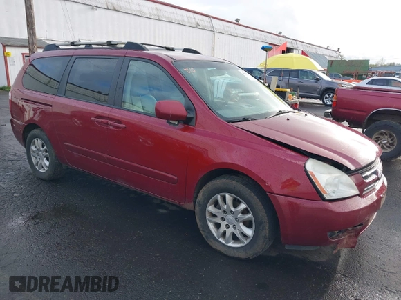2006 Kia Sedona LX with VIN KNDMB233X66030979, listed as a IAAI auction lot 41933430 with 127,305 mi miles and . Bid and sale history available at DreamBid. Image 1.