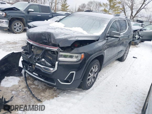 2020 GMC Acadia SLT with VIN 1GKKNULS6LZ136667, listed as a IAAI auction lot 41263992 with 81,034 mi miles and . Bid and sale history available at DreamBid. Image 2.