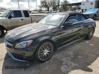 2017 Mercedes-Benz C 63 AMG with VIN WDDWK8GB0HF468769, listed as a Copart auction lot 79094974 with 33,790 mi miles and Salvage title. Bid and sale history available at DreamBid. Image 1.