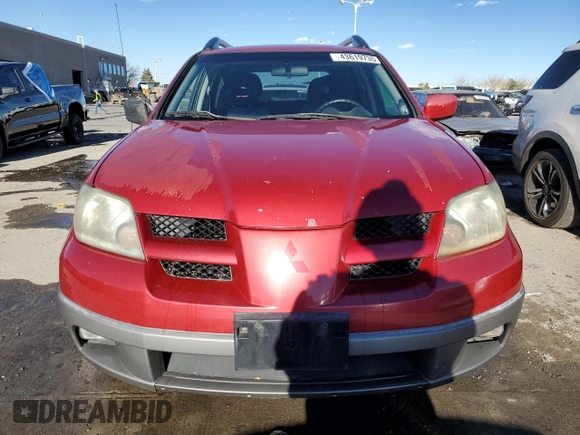 2003 Mitsubishi Outlander XLS z VIN JA4LZ41G63U087416, wystawiony jako Copart lot #43619735 z przebiegiem 239 481 mil mil oraz Szkoda całkowita • Salvage title. Historia ofert i sprzedaży dostępna na DreamBid. Obrazek 5.