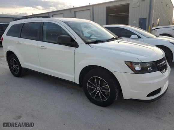 2018 Dodge Journey SE with VIN 3C4PDDAG1JT89591, listed as a Copart auction lot 87687305 with NaN miles and Clean Title. Bid and sale history available at carsss.com. Image 4.