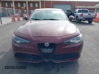 2018 Alfa Romeo Giulia with VIN ZARFAEBN8J7566581, listed as a IAAI auction lot 41524224 with 56,863 mi miles. Bid and sale history available at carsss.com. Image 12.