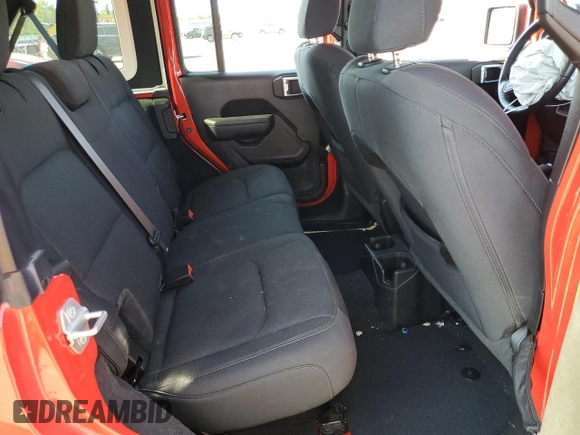 2022 Jeep Wrangler Unlimited Sport Altitude with VIN 1C4HJXDN4NW150373, listed as a Copart auction lot 62180925 with 39,308 mi miles and Salvage title. Bid and sale history available at DreamBid. Image 11.