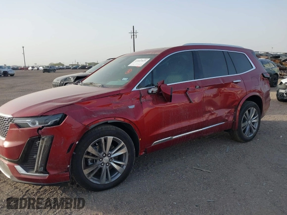 2024 Cadillac XT6 FWD Premium Luxury with VIN 1GYKPCRS4RZ753639, listed as a IAAI auction lot 41607025 with 2,743 mi miles. Bid and sale history available at carsss.com. Image 6.