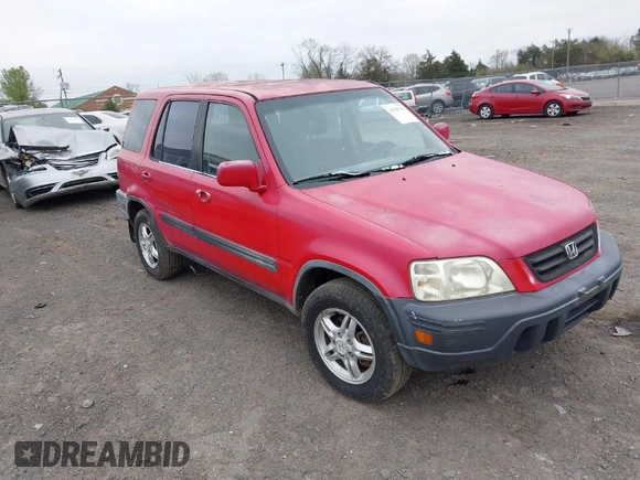 2001 Honda CR-V EX with VIN JHLRD18611C014227, listed as a IAAI auction lot 41896783 with 282,405 mi miles. Bid and sale history available at carsss.com. Image 1.