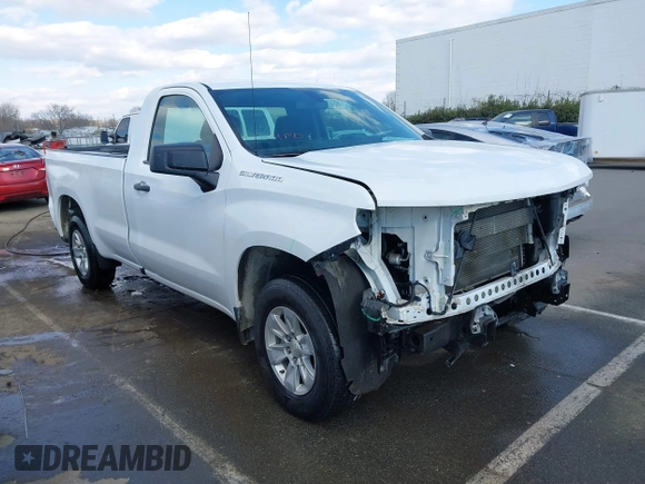 2021 Chevrolet Silverado 1500 Work Truck with VIN 3GCNWAEF7MG219658, listed as a IAAI auction lot 41413179 with 69,461 mi miles. Bid and sale history available at carsss.com. Image 1.