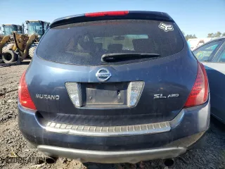 2007 Nissan Murano S with VIN JN8AZ08W07W657301, listed as a Copart auction lot 76328164 with 195,388 mi miles and Salvage Title. Bid and sale history available at carsss.com. Image 6.