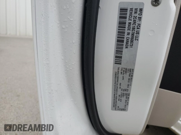 2021 Chrysler Pacifica Touring L with VIN 2C4RC1BG7MR606731, listed as a Copart auction lot 48249895 with 26,026 mi miles and Non Repairable. Bid and sale history available at DreamBid. Image 14.