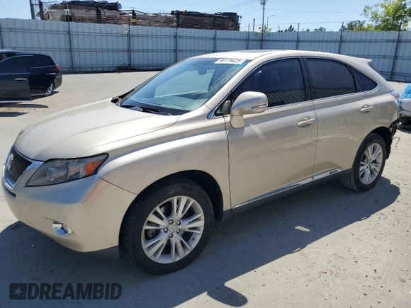 2011 Lexus RX 450h with VIN JTJZB1BA1B2005970, listed as a Copart auction lot 56179425 with 208,308 mi miles and Salvage title. Bid and sale history available at DreamBid. Image 1.