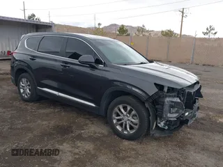 2020 Hyundai Santa Fe SE with VIN 5NMS2CAD4LH218257, listed as a IAAI auction lot 41221205 with 61,722 mi miles. Bid and sale history available at carsss.com. Image 1.