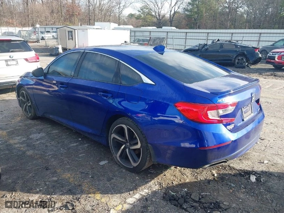 2019 Honda Accord Sedan Sport 1.5T with VIN 1HGCV1F32KA043856, listed as a IAAI auction lot 41209283 with 139,864 mi miles. Bid and sale history available at carsss.com. Image 3.