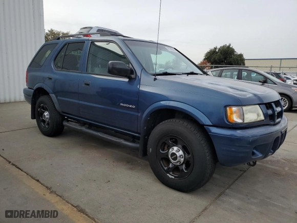 2003 Isuzu Rodeo with VIN 4S2DM58W234305979, listed as a Copart auction lot 81346314 with 177,272 mi miles and Salvage Title. Bid and sale history available at carsss.com. Image 4.